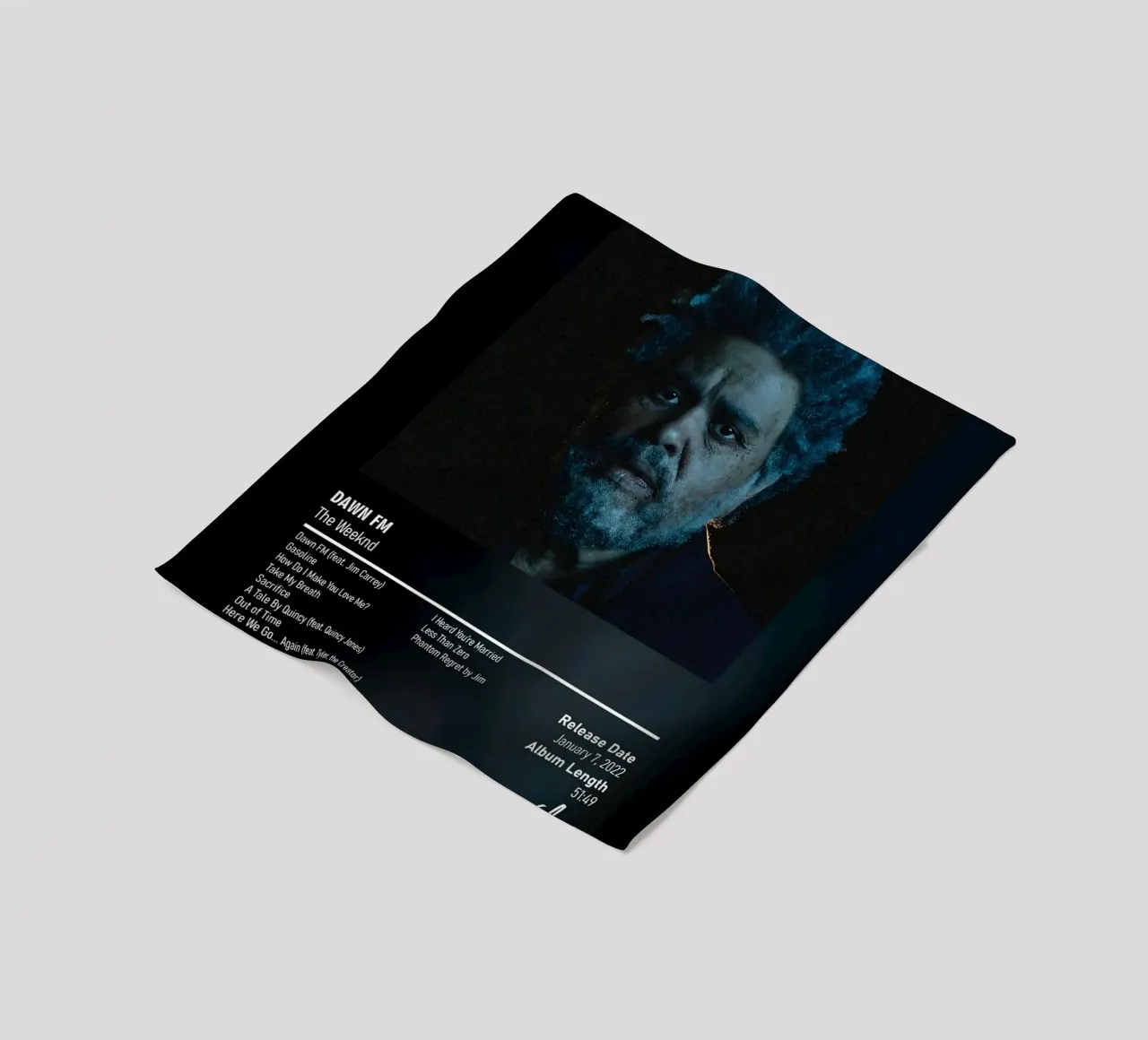 Dawn FM (2022) by The Weeknd coperta in pile da DGUnder