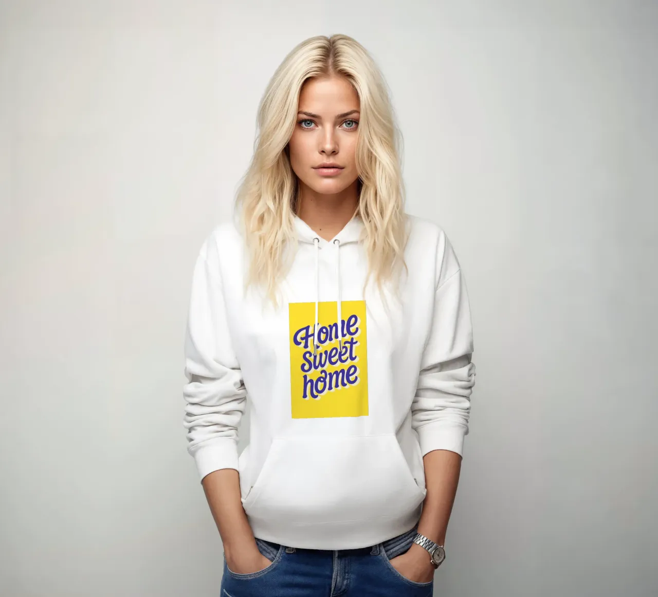 C'est chez soi qu'on est le mieux sweat à capuche de QuooodZ by MooodzArt