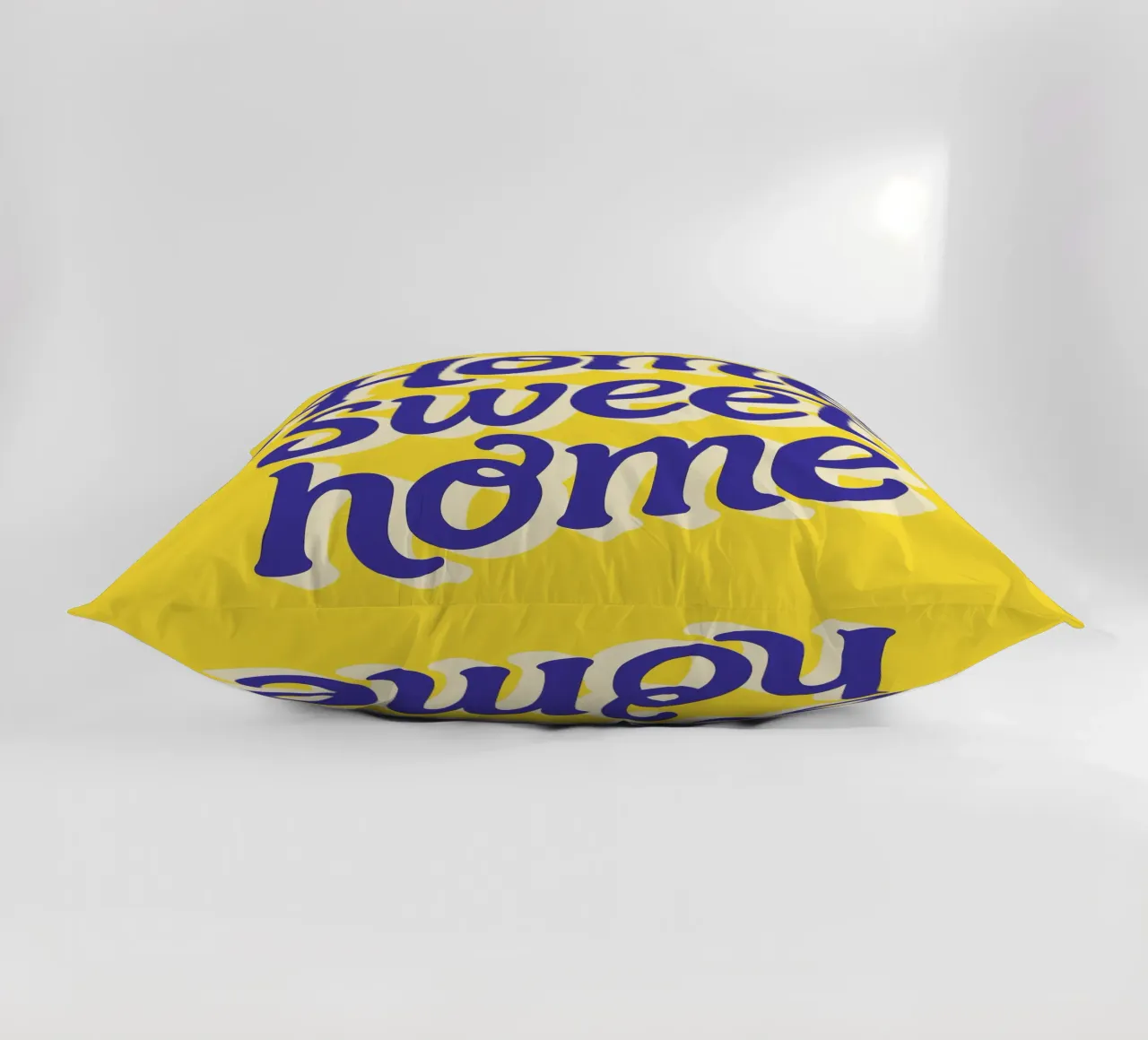 The best place to be is at home decorative cushion by QuooodZ by MooodzArt