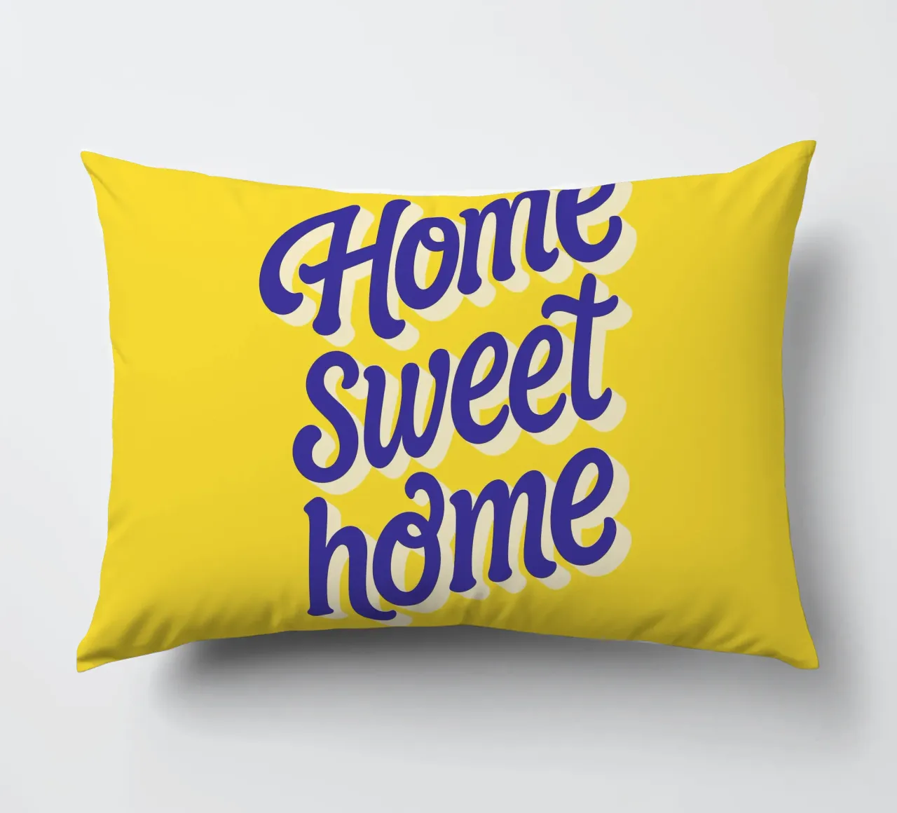 The best place to be is at home decorative cushion by QuooodZ by MooodzArt