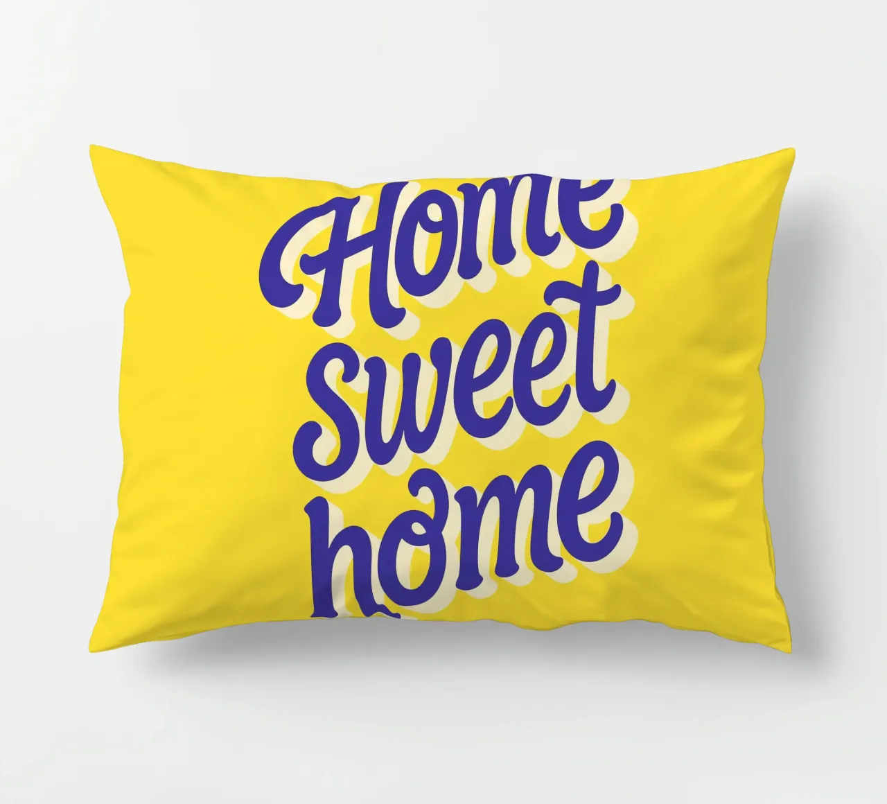The best place to be is at home decorative cushion by QuooodZ by MooodzArt