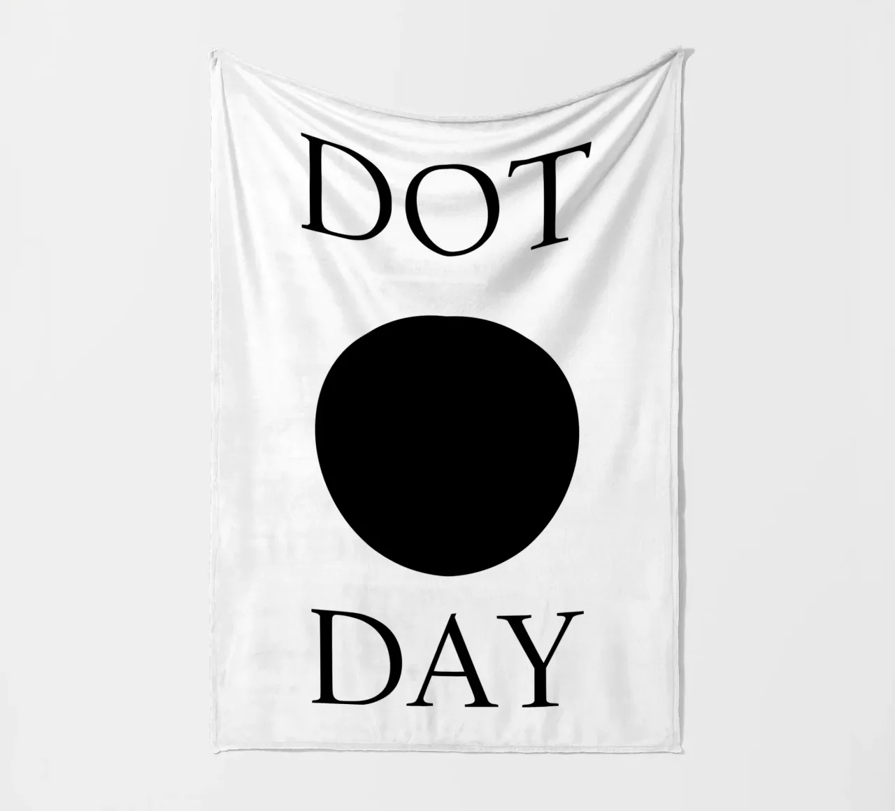 Dot Day Design minimalista e divertente coperta in pile da sillyindustries
