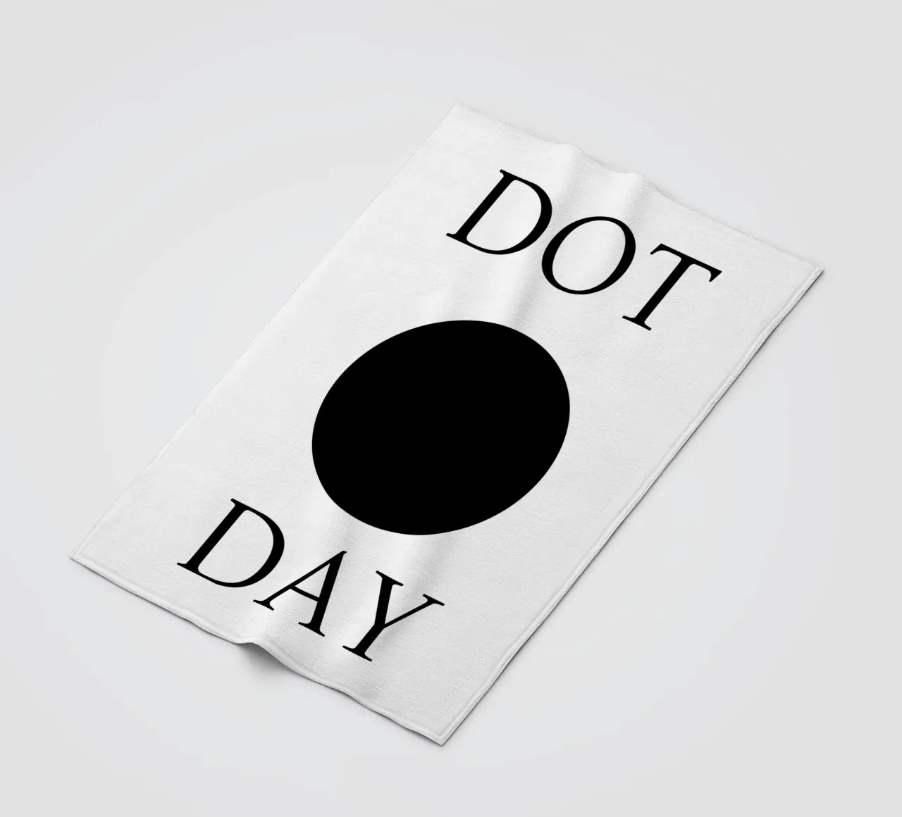 Dot Day Design minimalista e divertente coperta in pile da sillyindustries