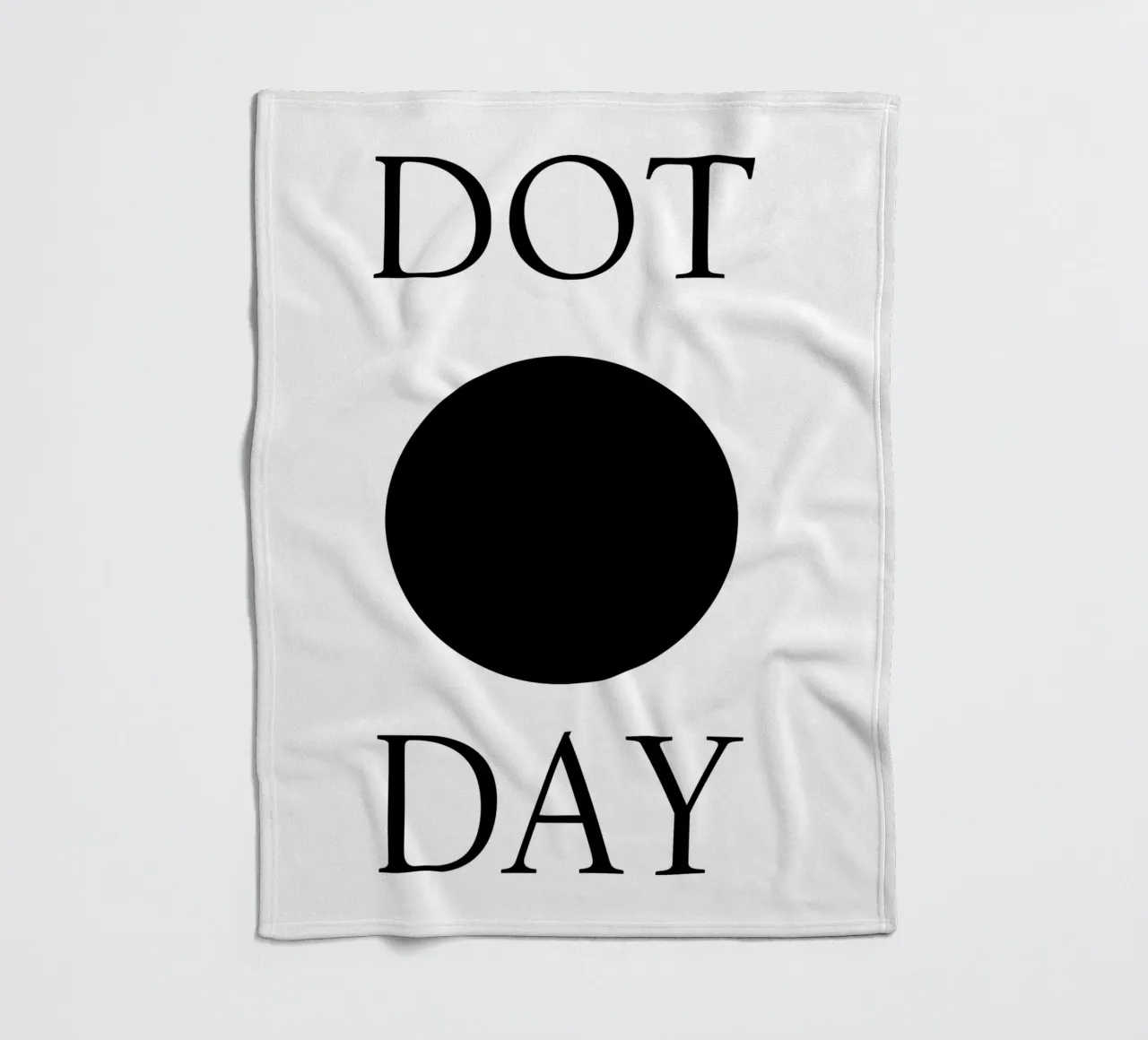 Dot Day Design minimalista e divertente coperta in pile da sillyindustries