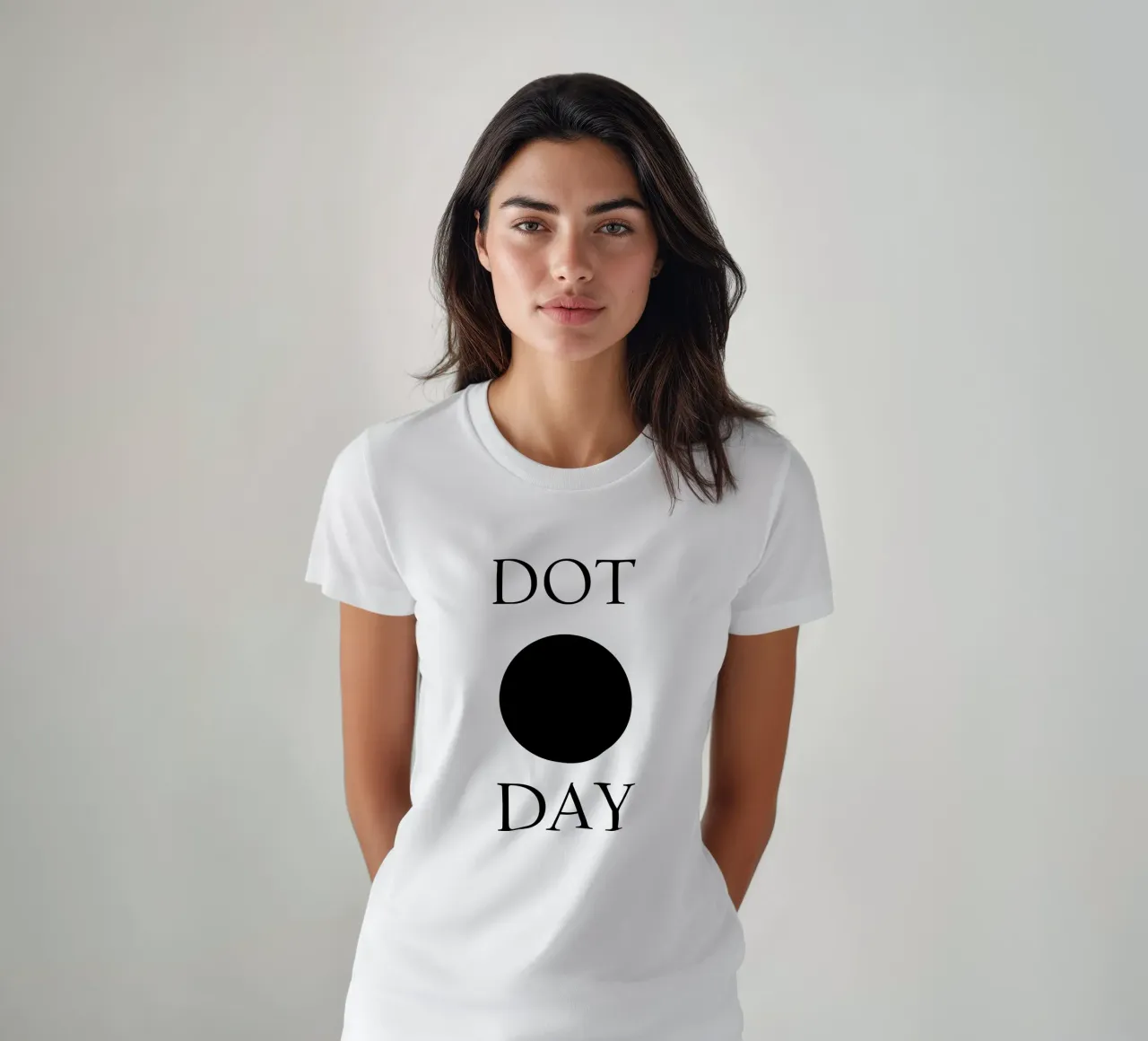 Dot Day Design minimalista e divertente t-shirt da sillyindustries