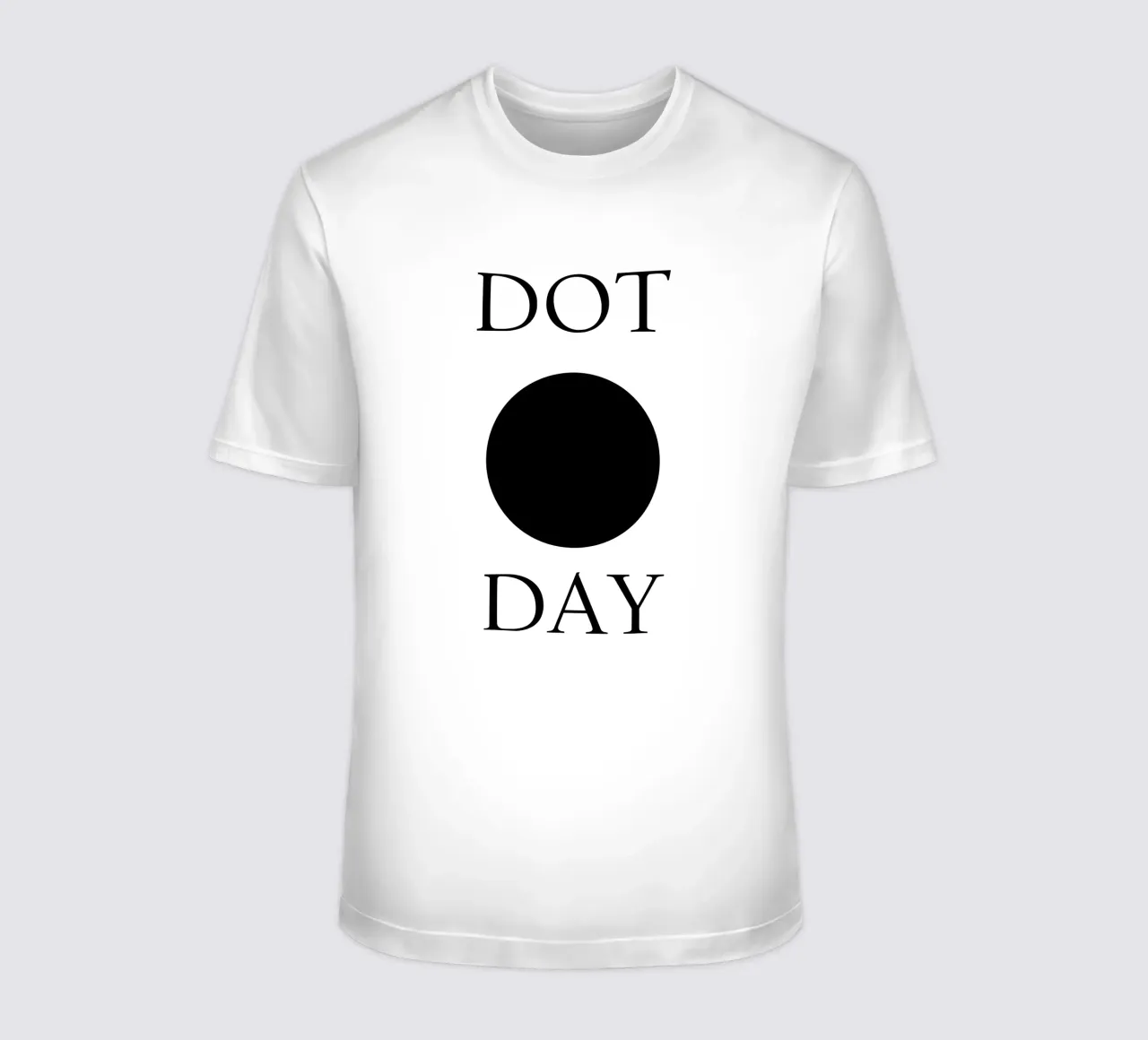Dot Day Design minimalista e divertente t-shirt da sillyindustries
