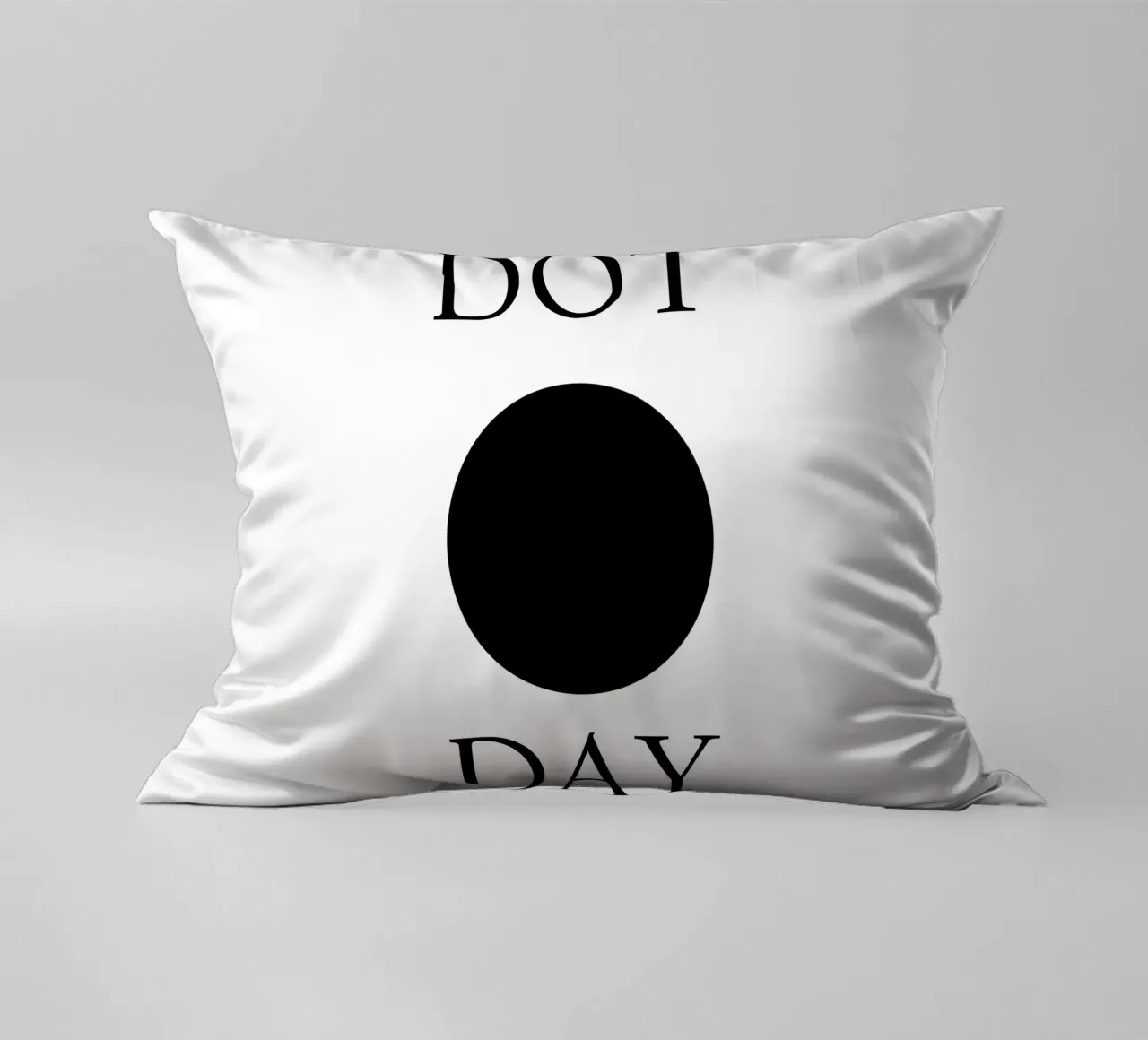Dot Day Design minimalista e divertente cuscino da sillyindustries