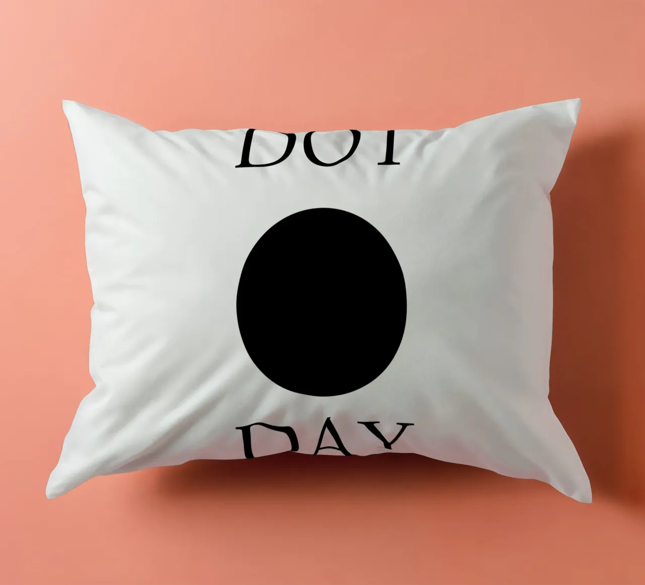 Dot Day Design minimalista e divertente cuscino da sillyindustries