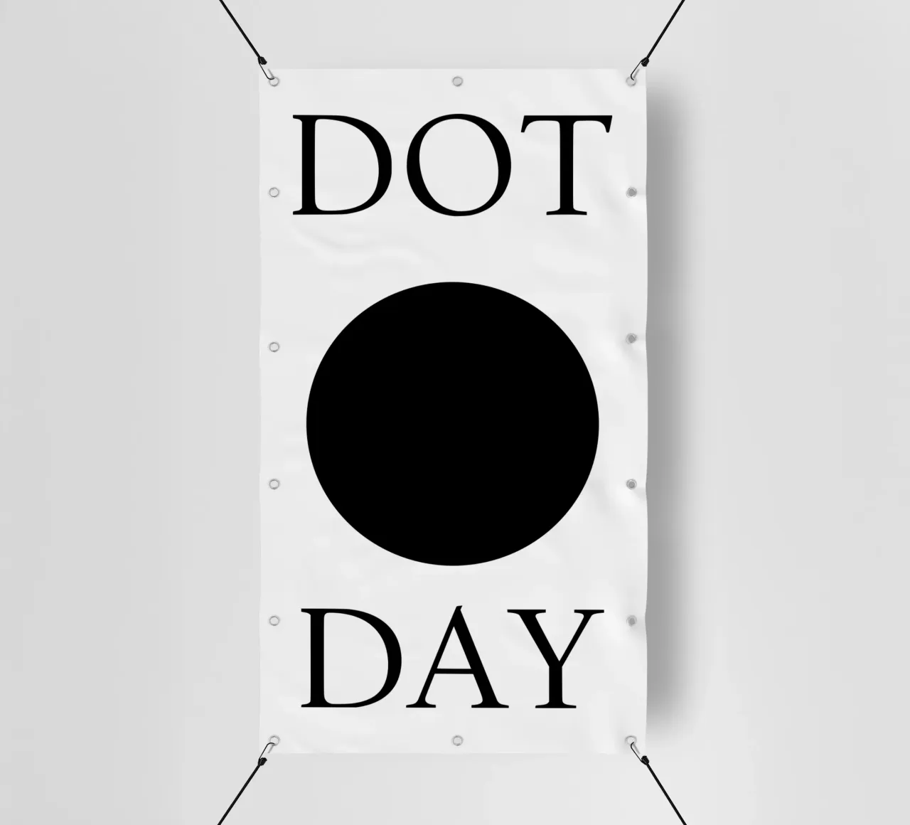 Dot Day Design minimalista e divertente telo in pvc da sillyindustries