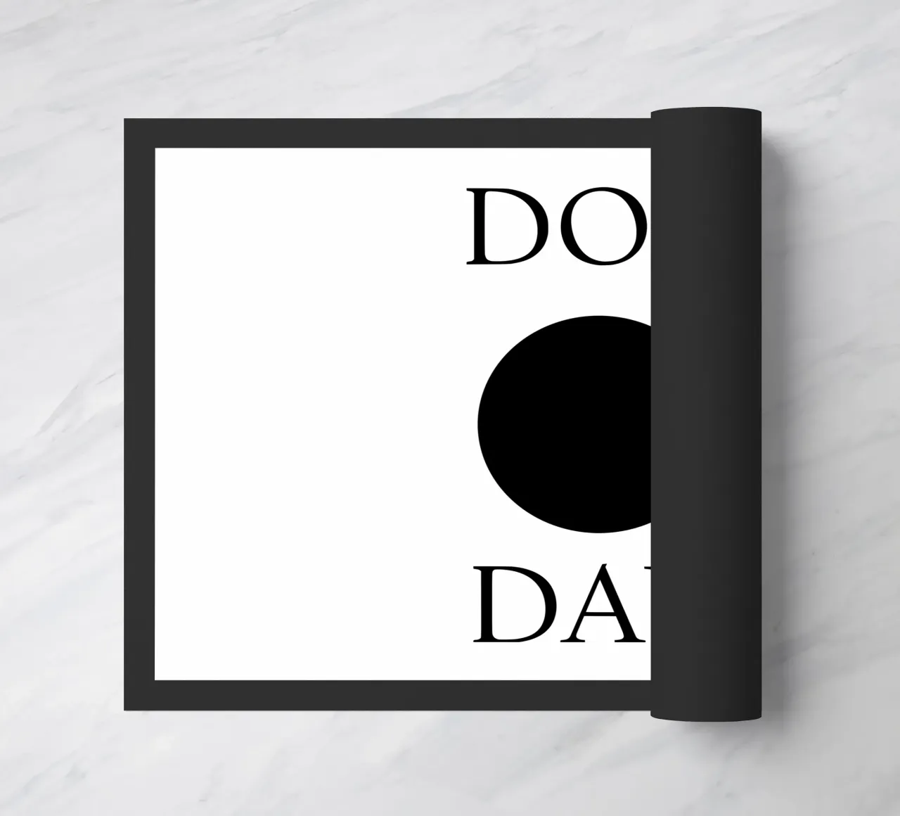 Dot Day Design minimalista e divertente zerbino da sillyindustries