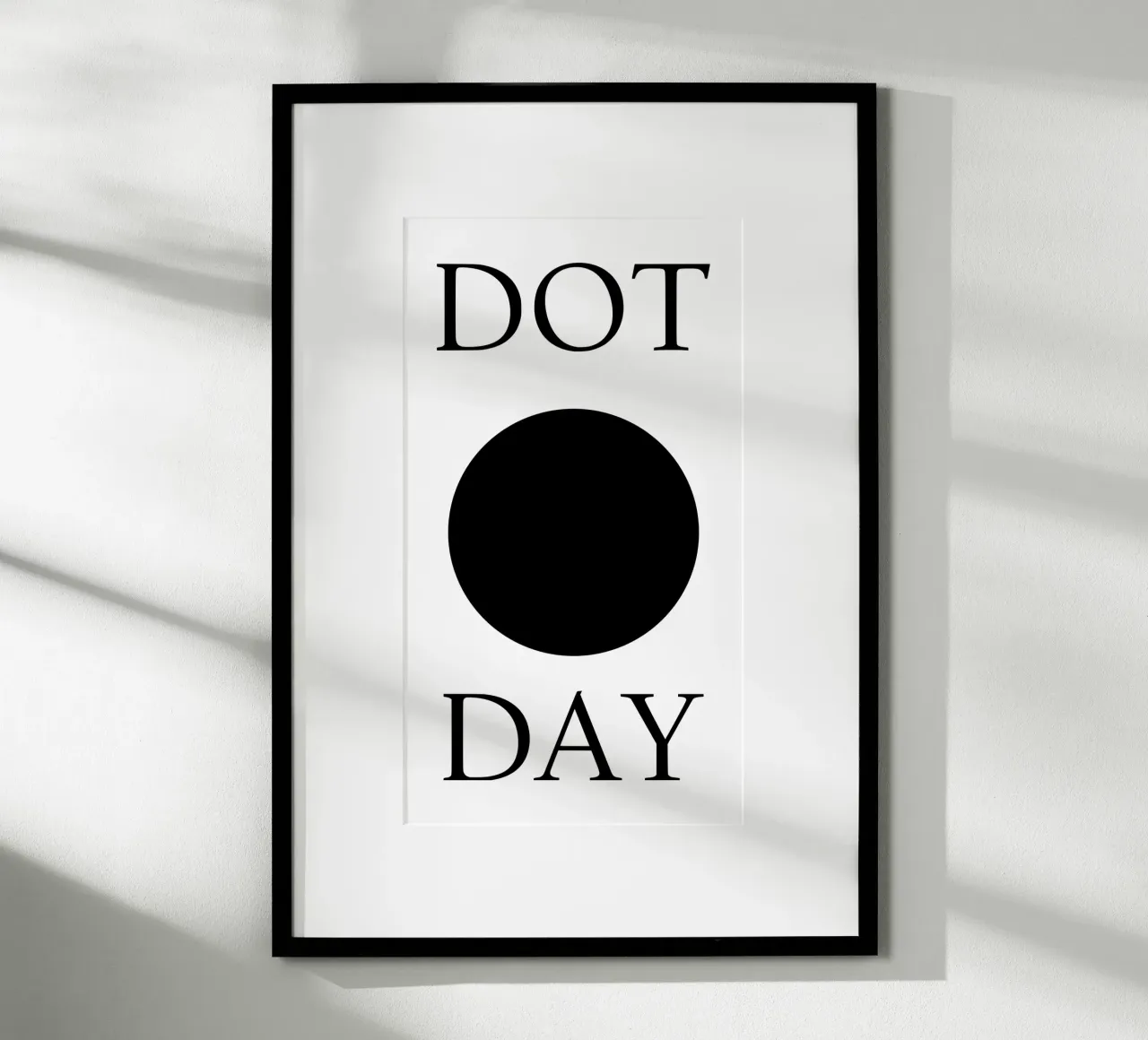 Dot Day Design minimalista e divertente carta hahnemühle da sillyindustries
