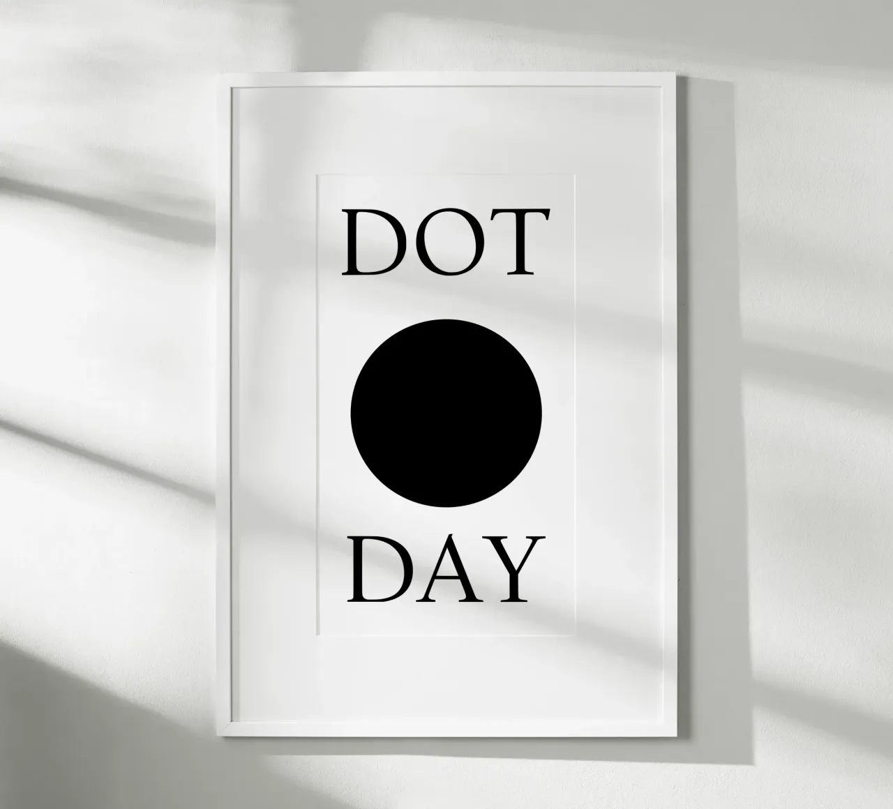 Dot Day Design minimalista e divertente carta hahnemühle da sillyindustries