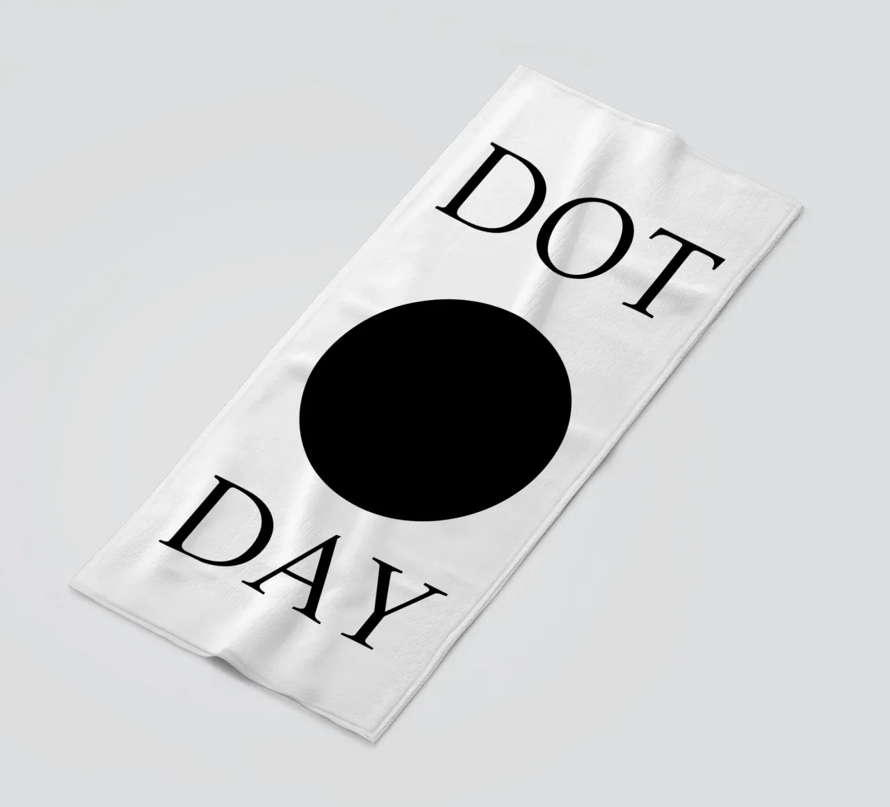 Dot Day Design minimalista e divertente telo mare da sillyindustries
