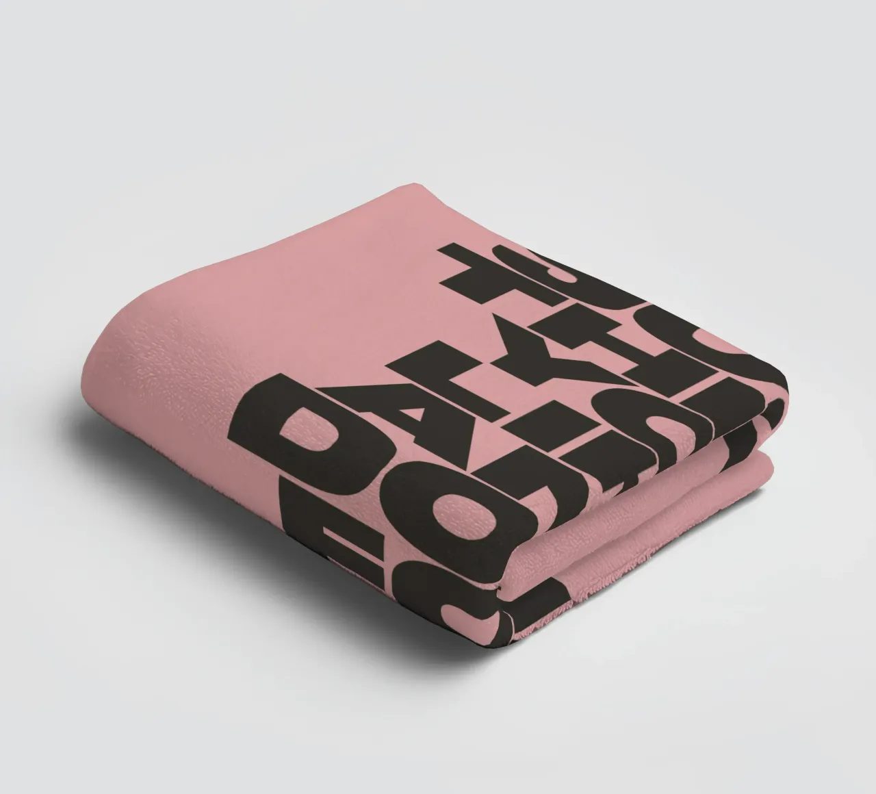 Find Something You Like and Do It Forever Typography Print towel by THE MOTIVATED TYPE