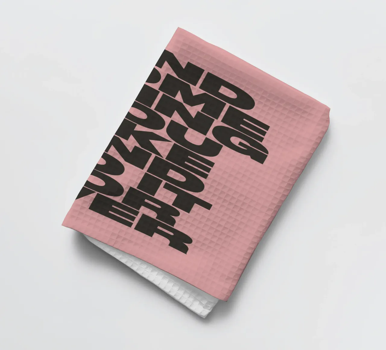 Find Something You Like and Do It Forever Typography Print tea towel by THE MOTIVATED TYPE