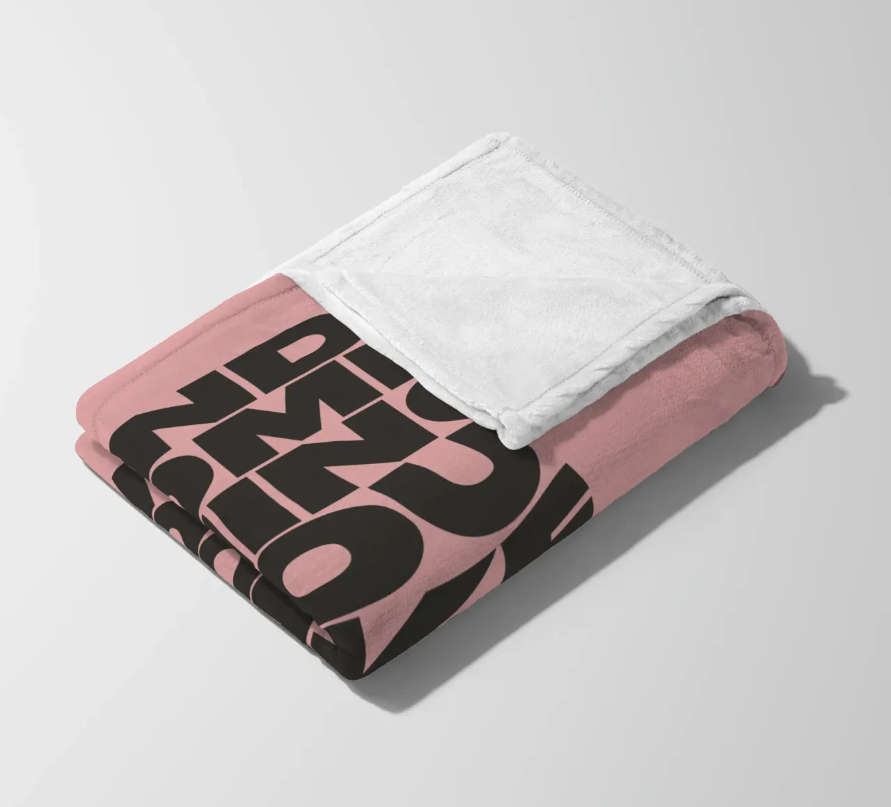 Find Something You Like and Do It Forever Typography Print fleece blanket by THE MOTIVATED TYPE