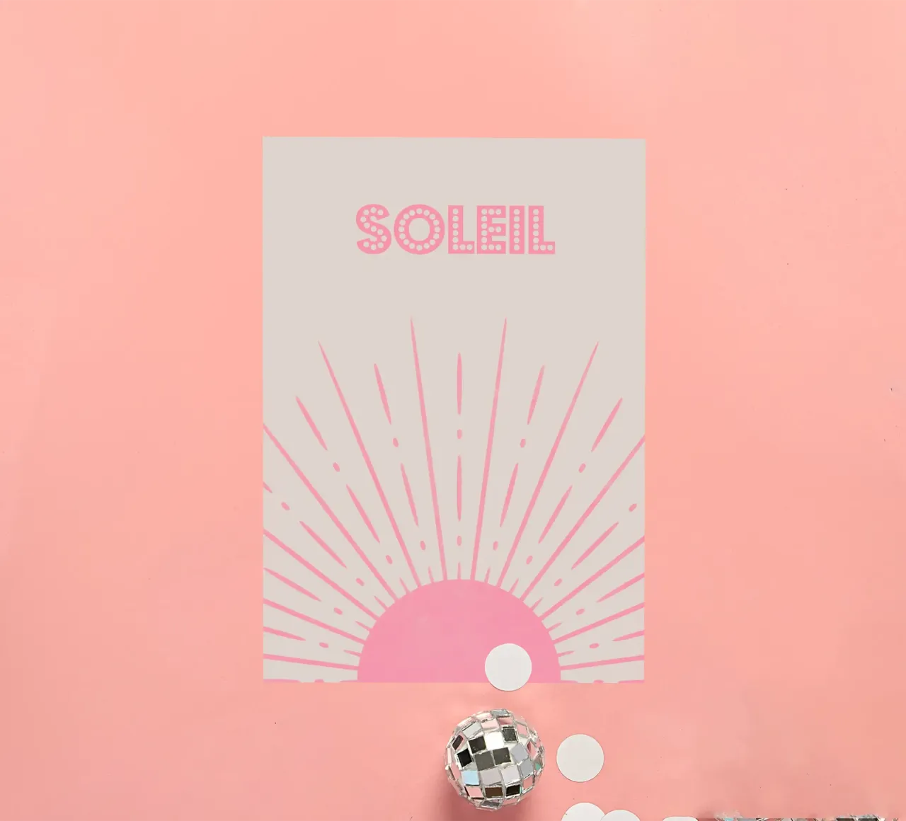 Le Soleil sticker by Attaboy Dsgn