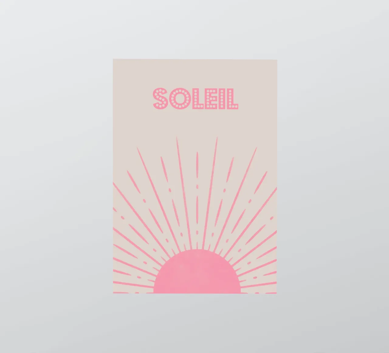 Le Soleil sticker by Attaboy Dsgn