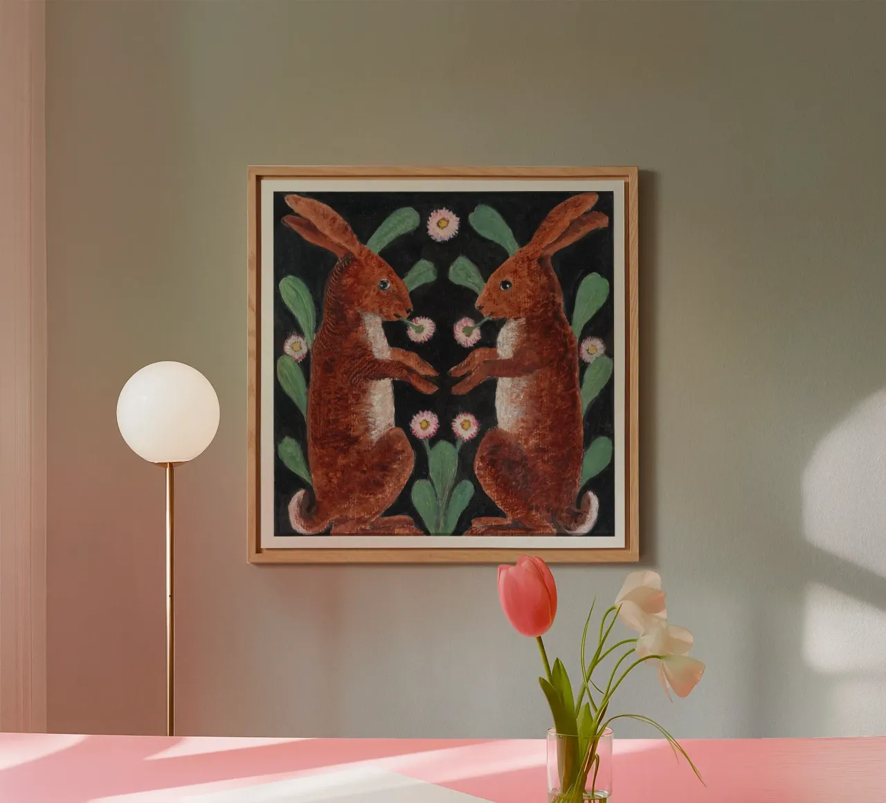 Two Hares forex plate by vintageshop