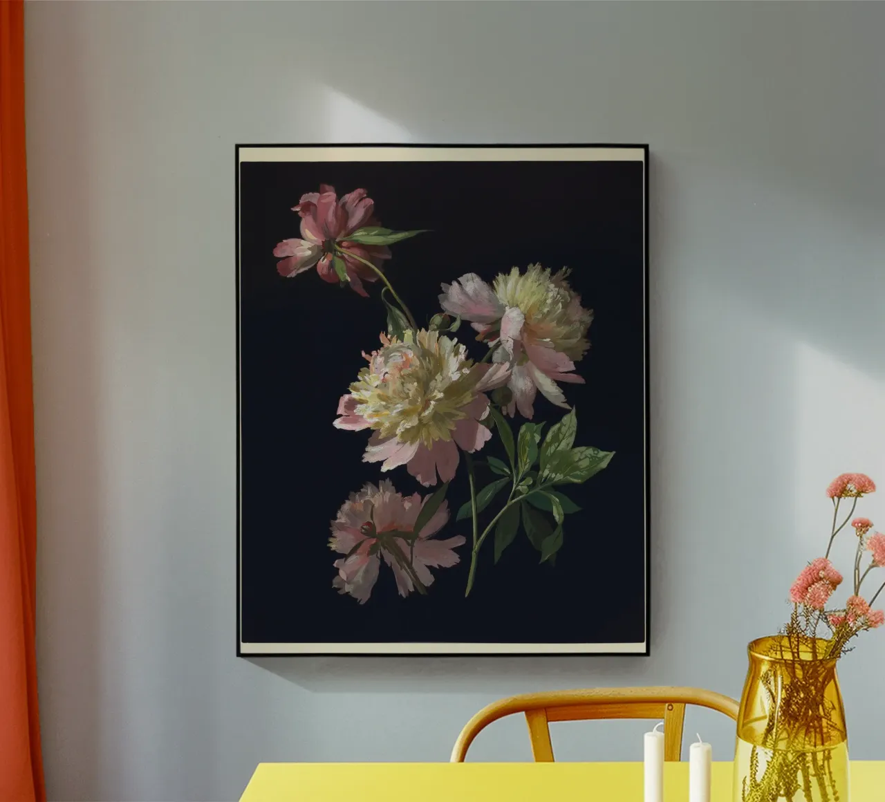 Flower Study, Peonies plexiglass da vintageshop