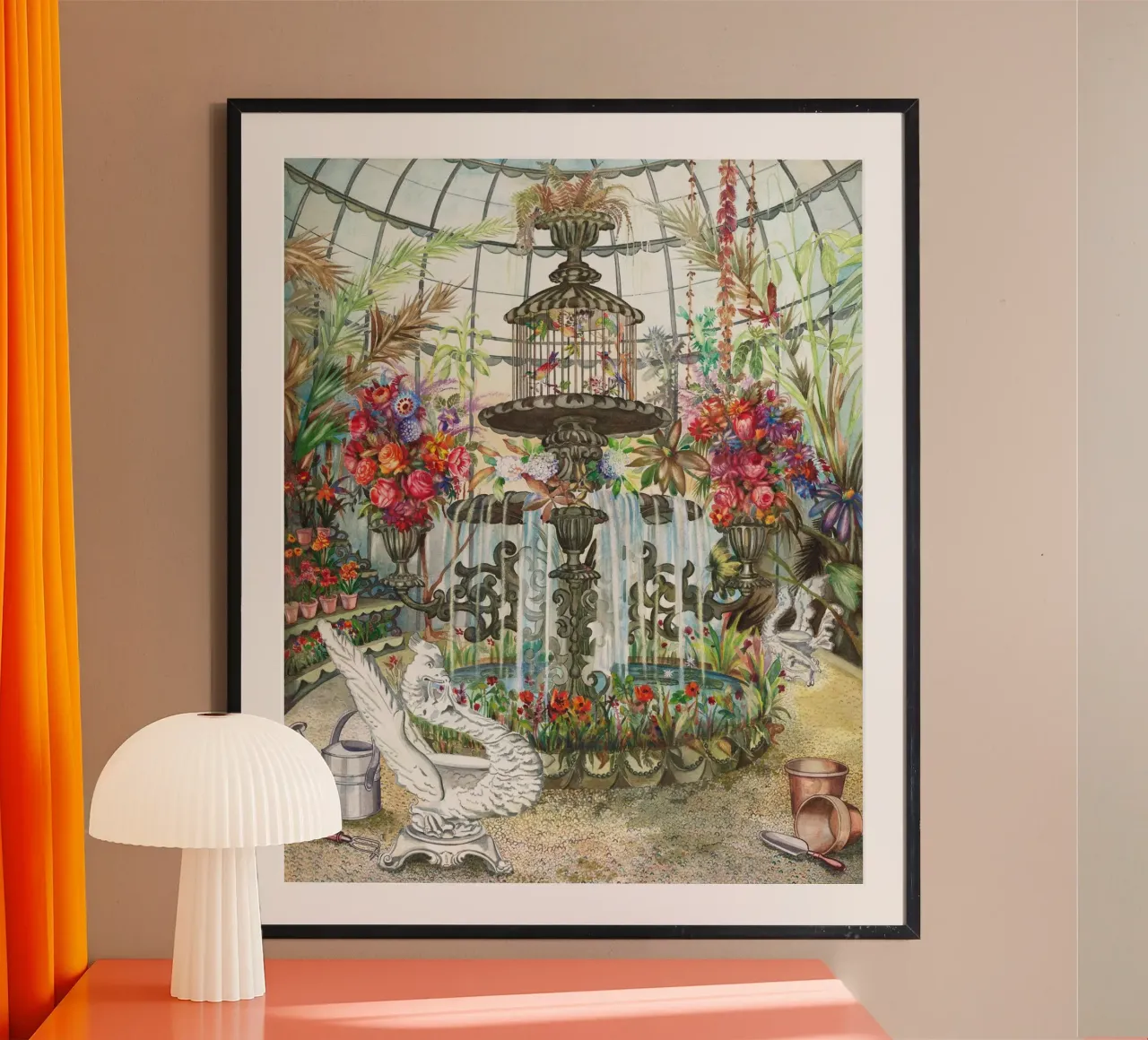 Conservatory Fountain poster da vintageshop