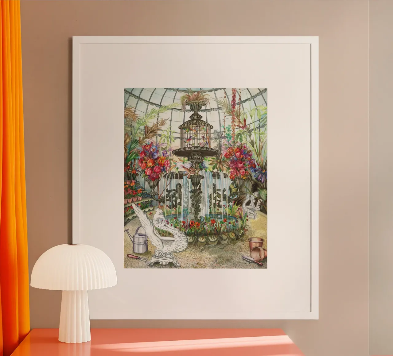 Conservatory Fountain poster da vintageshop