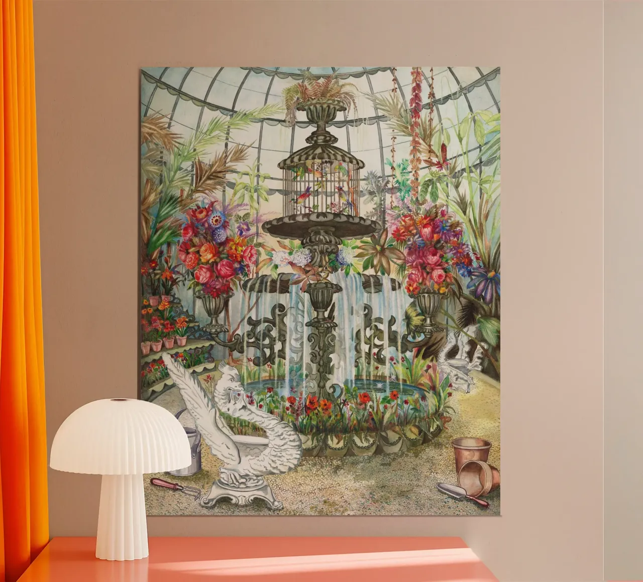 Conservatory Fountain poster da vintageshop