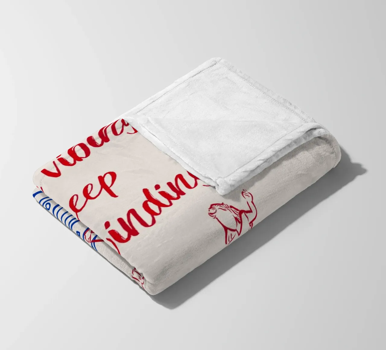 Se è in vibrazione, continuare a riavvolgere coperta in pile da Taika Tori Art