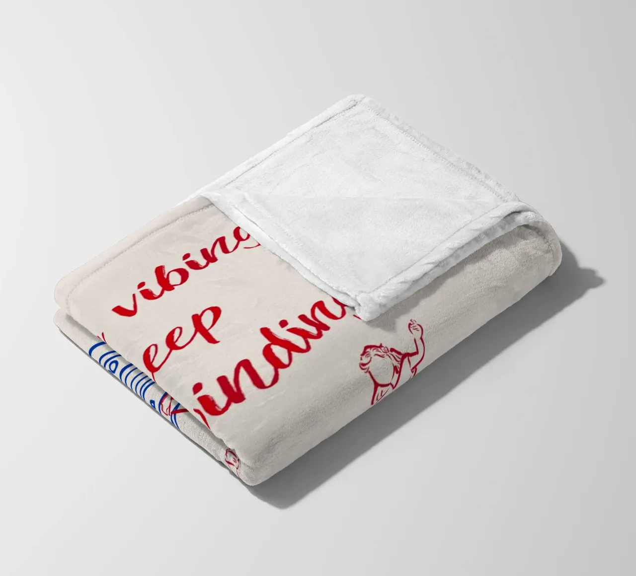 Se è in vibrazione, continuare a riavvolgere coperta in pile da Taika Tori Art