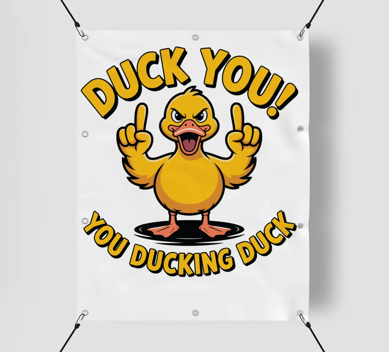 Duck You! You ducking duck telo in pvc da edsonramosart