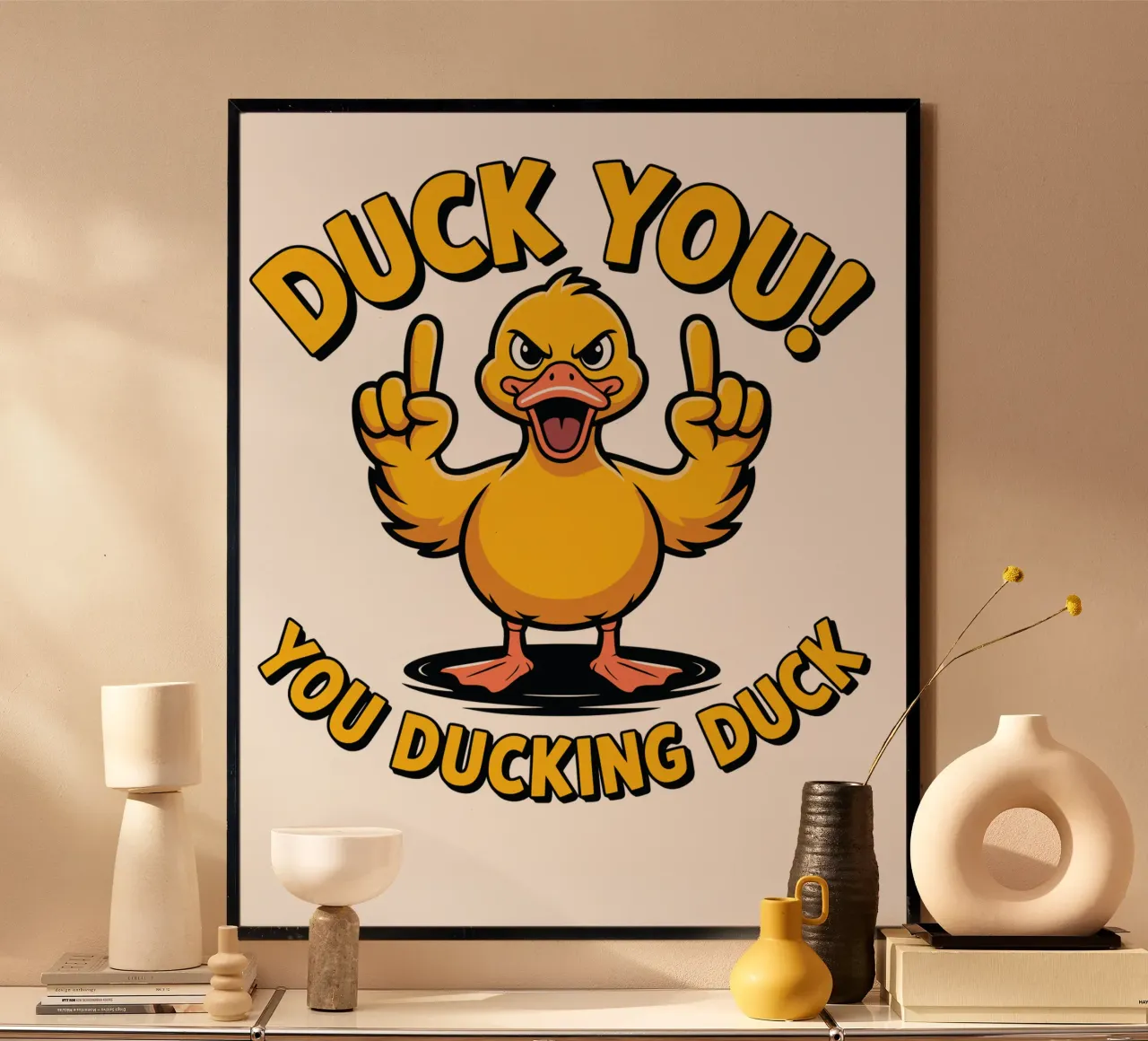 Duck You! You ducking duck carta hahnemühle da edsonramosart