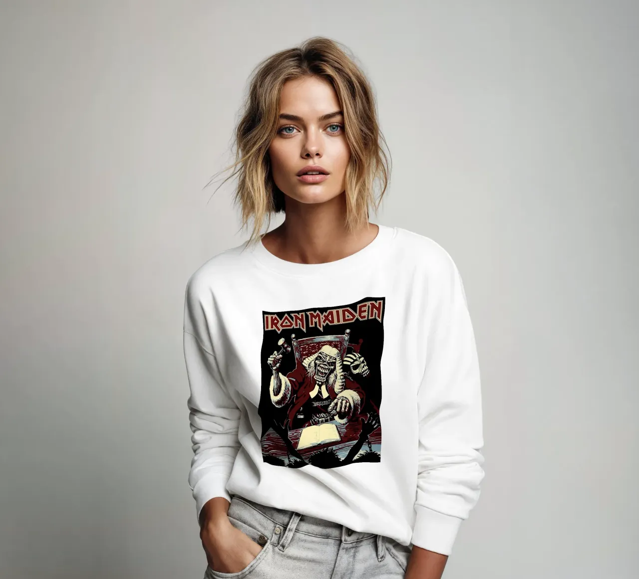 groupe iron maiden sweat de vanhesling