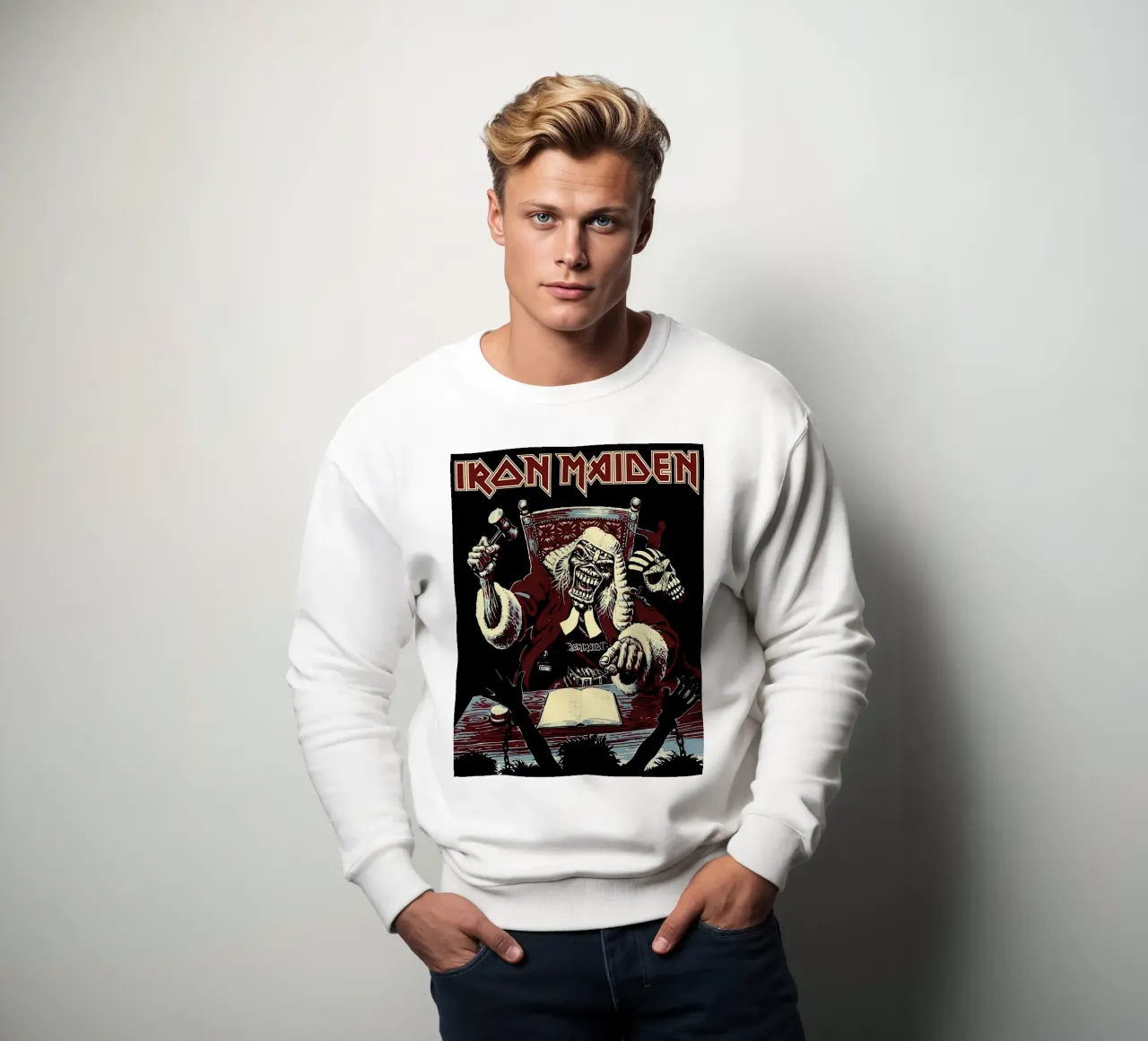 groupe iron maiden sweat de vanhesling