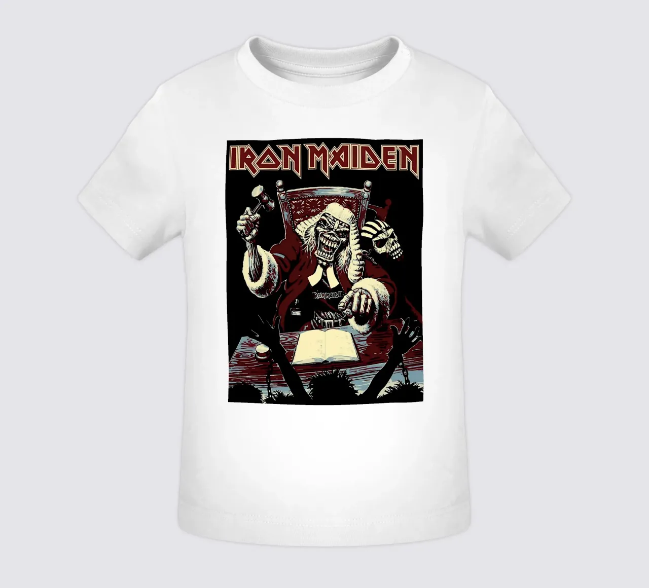 iron maiden band baby t-shirt by vanhesling