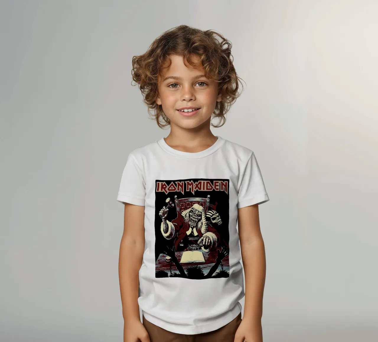 iron maiden band kids t-shirt by vanhesling