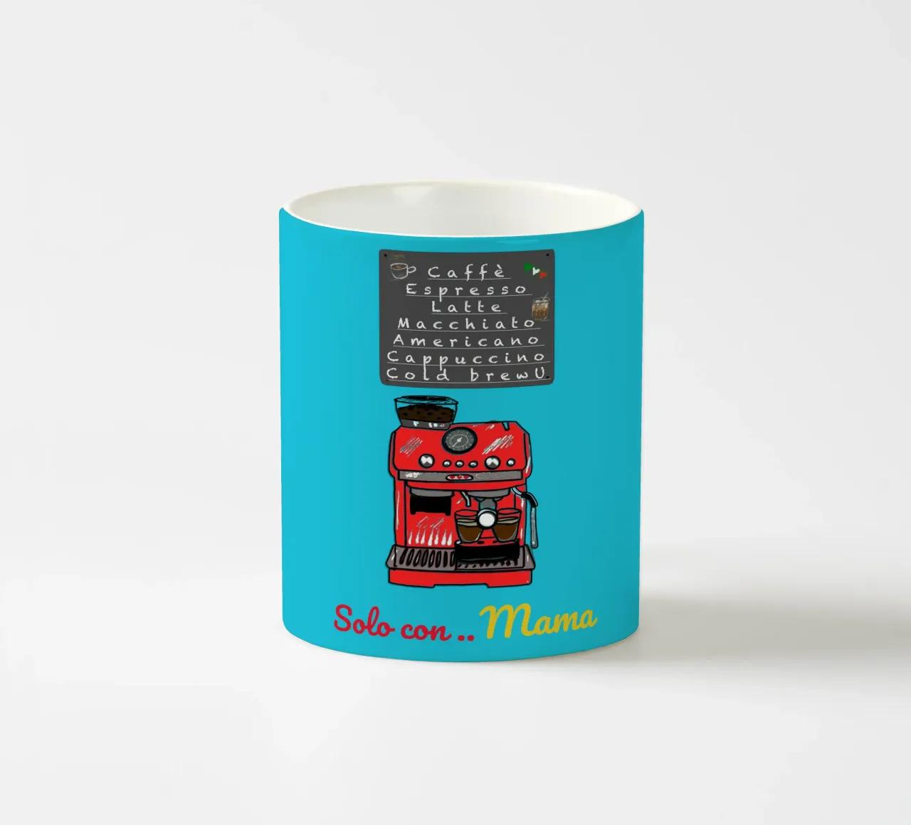 Espresso.. nur mit dir ! tazza in ceramica da Nica Colorie