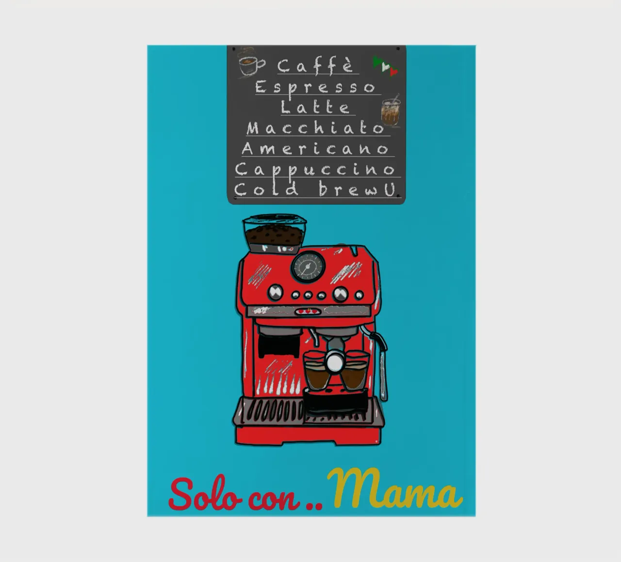 Café solo con .... personaliseer zelfs koffieliefhebbers notitieboek van Nica Colorie