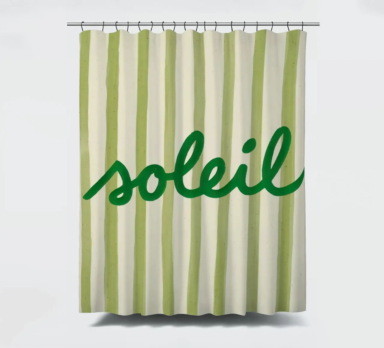 Sun Soleil shower curtain by Attaboy Dsgn