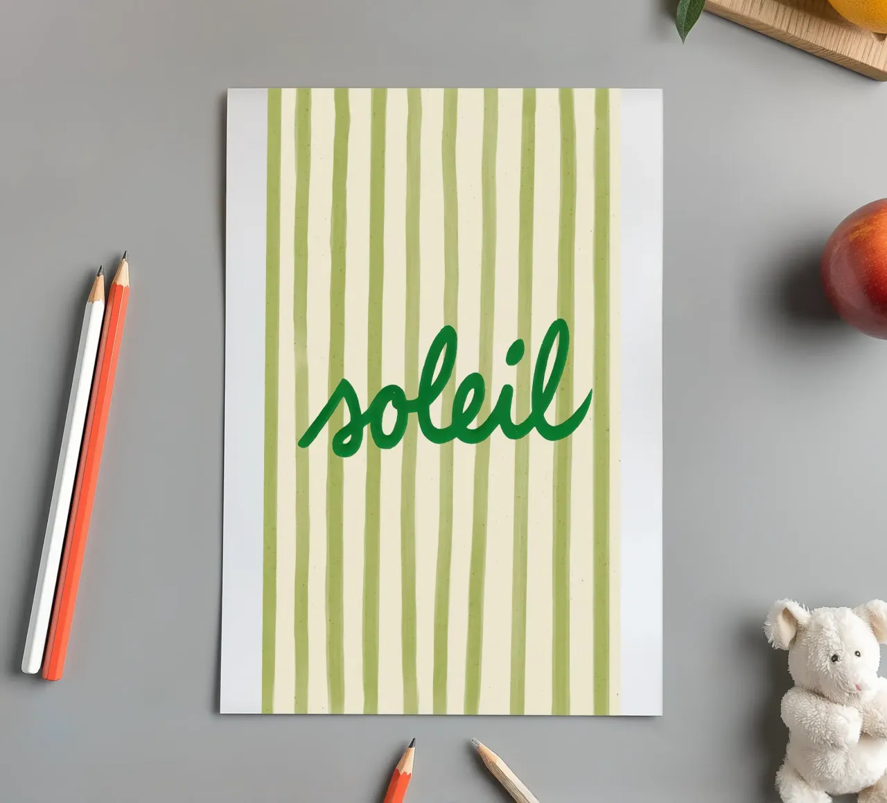 Sun Soleil sticker sheet by Attaboy Dsgn