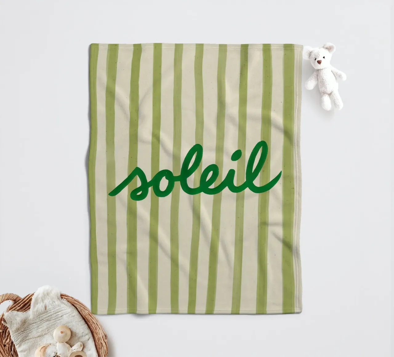 Sun Soleil Fleecedecke von Attaboy Dsgn