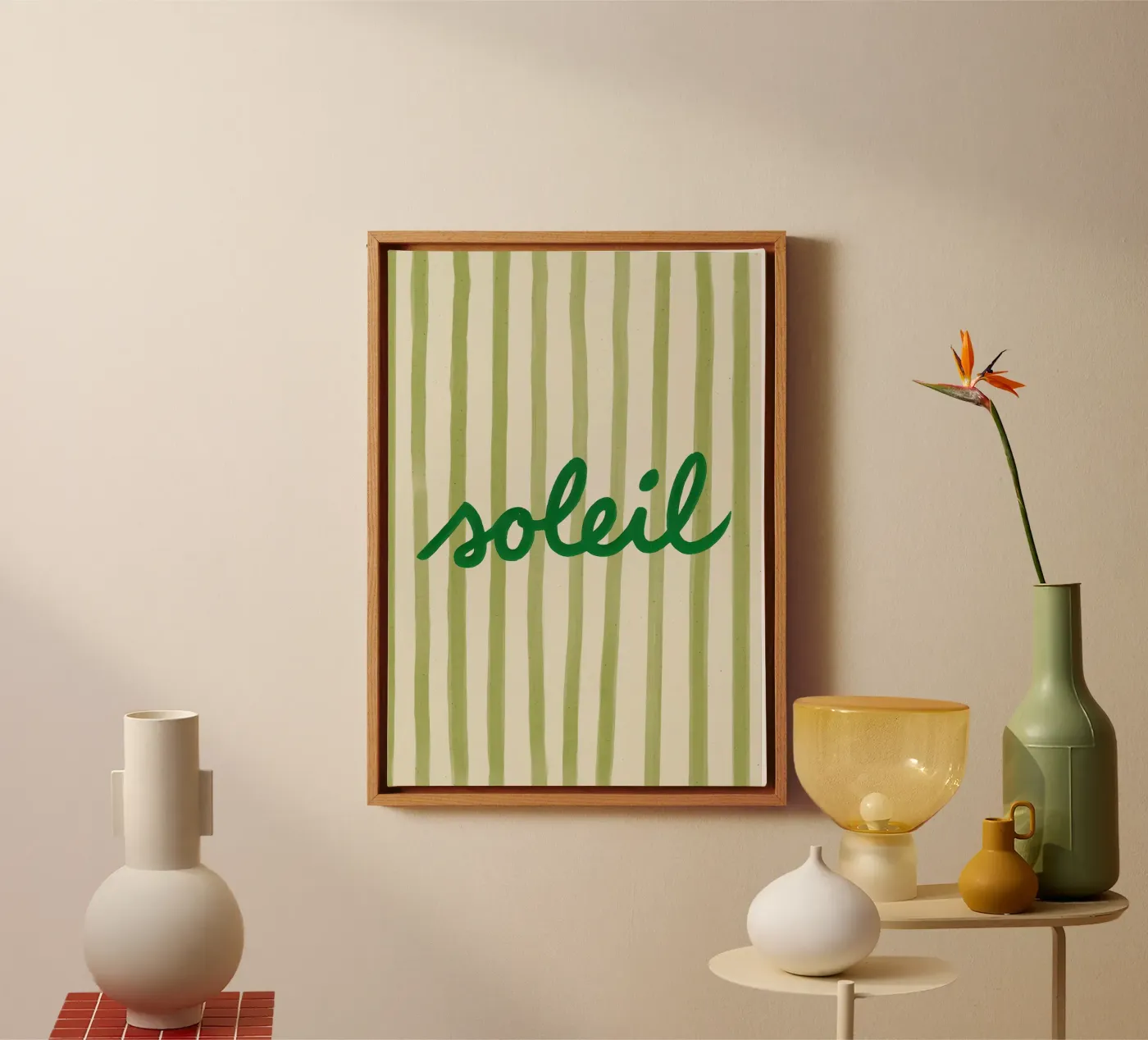 Sun Soleil canvas van Attaboy Dsgn