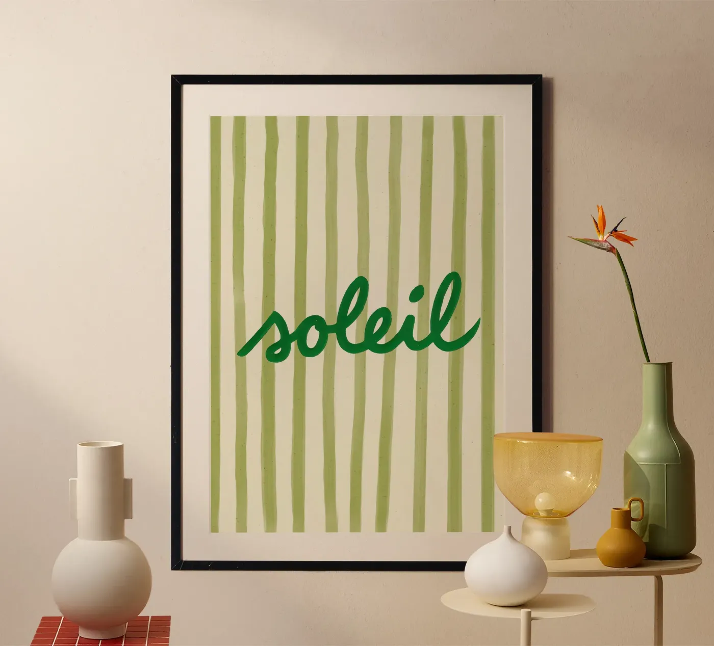 Sun Soleil poster van Attaboy Dsgn