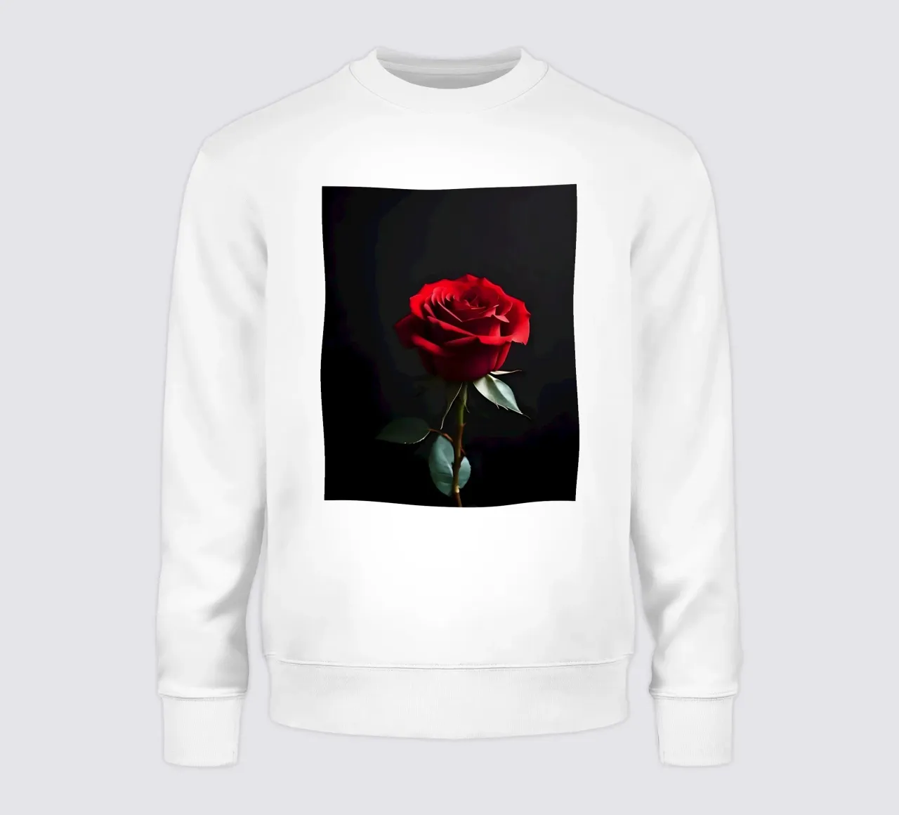 Rosa rossa felpa da luxi&lace
