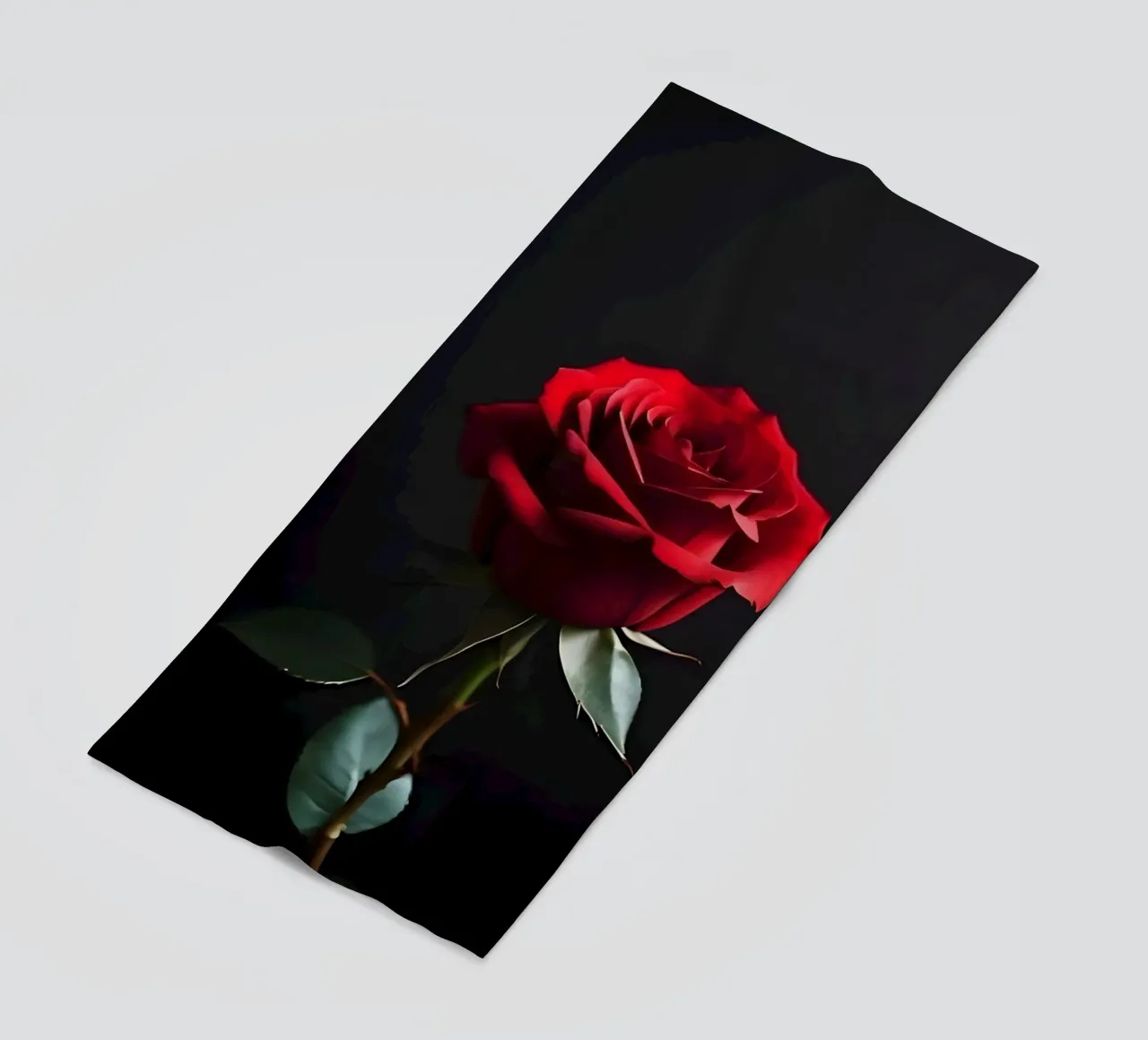 Rosa rossa telo mare da luxi&lace