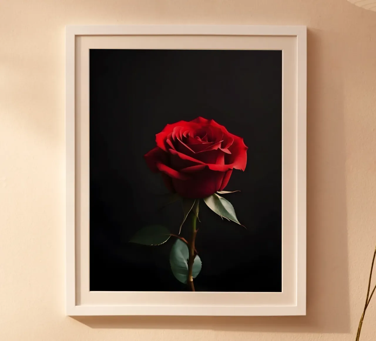 Rosa rossa poster da luxi&lace