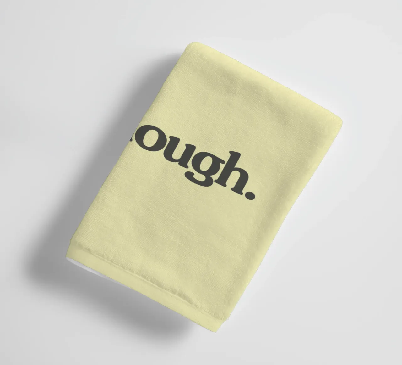 Some Days Are Just For Surviving, And That's Enough Print towel by THE MOTIVATED TYPE