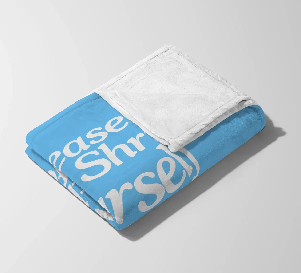 Please Don't Shrink Yourself to Make Others Comfortable fleece blanket by THE MOTIVATED TYPE