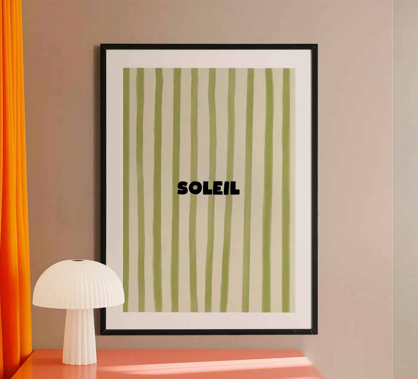 Soleil Typography poster da Attaboy Dsgn
