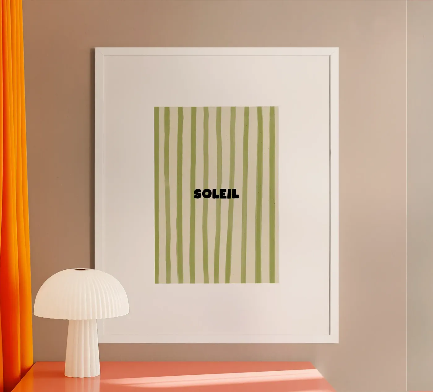Soleil Typography poster da Attaboy Dsgn