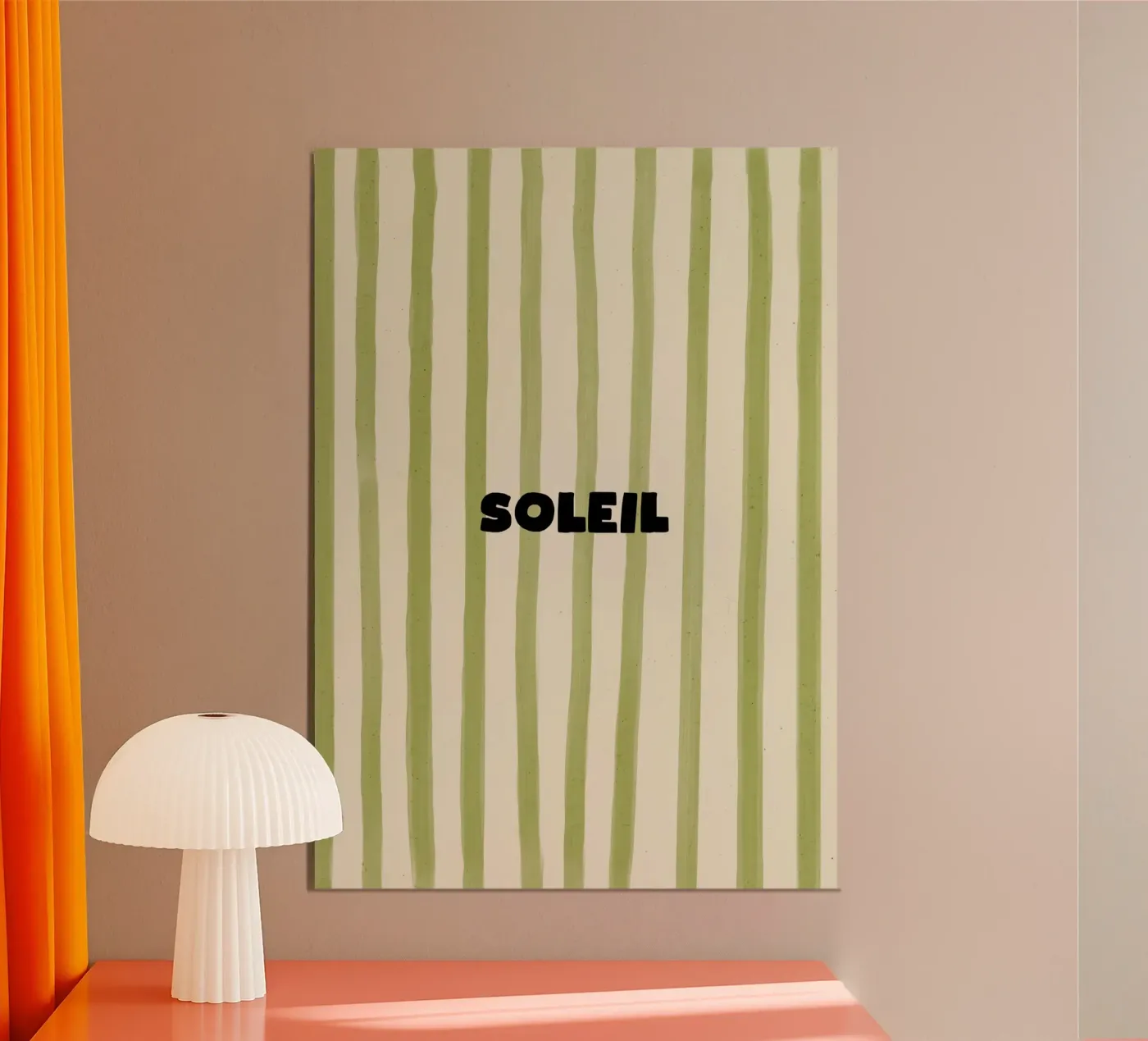 Soleil Typography poster da Attaboy Dsgn